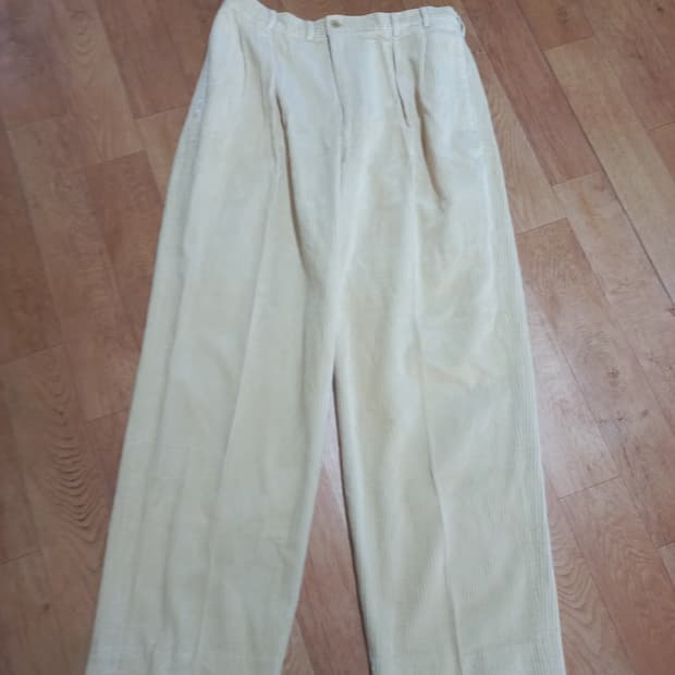 Papas 와이드 코듀로이 팬츠 xl 33-34