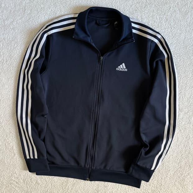 아디다스 네이비 스몰로고 져지