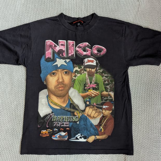 MARINO MOORWOOD - NIGO 니고 그래픽 티 M