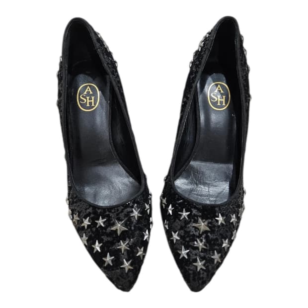 Ash 실버 스타 스터드 힐 36