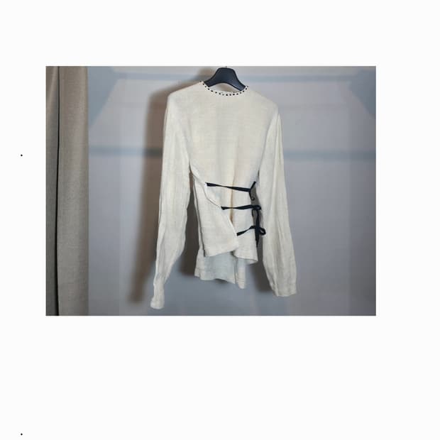 Sunsea linen detail knit