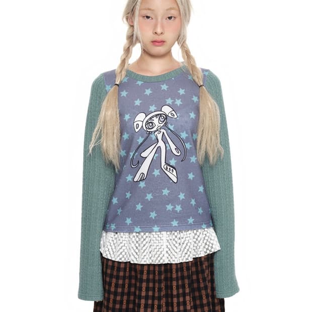 유쓰배쓰 롱슬리브 | Twist Knit Long Sleeve Top