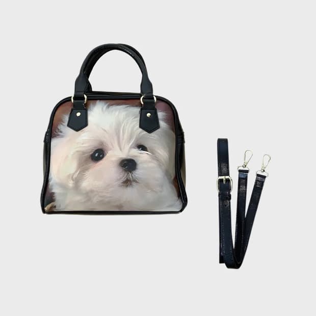 [허자보이에이씨씨] Puppy leather bag