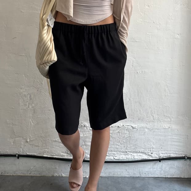 Comme des Garcons 꼼데가르송 페이크 포켓 하프 팬츠