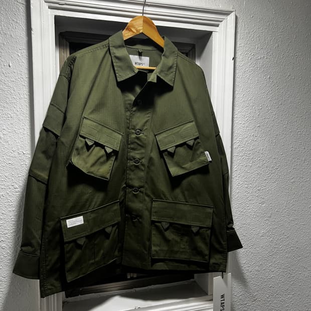 Wtaps 더블탭스 21fw 립스탑 셔츠 자켓