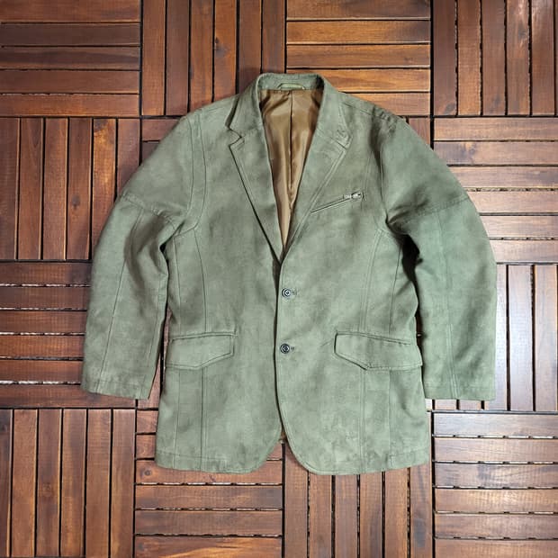 G-stage 스웨이드 테일러드 자켓 (L)