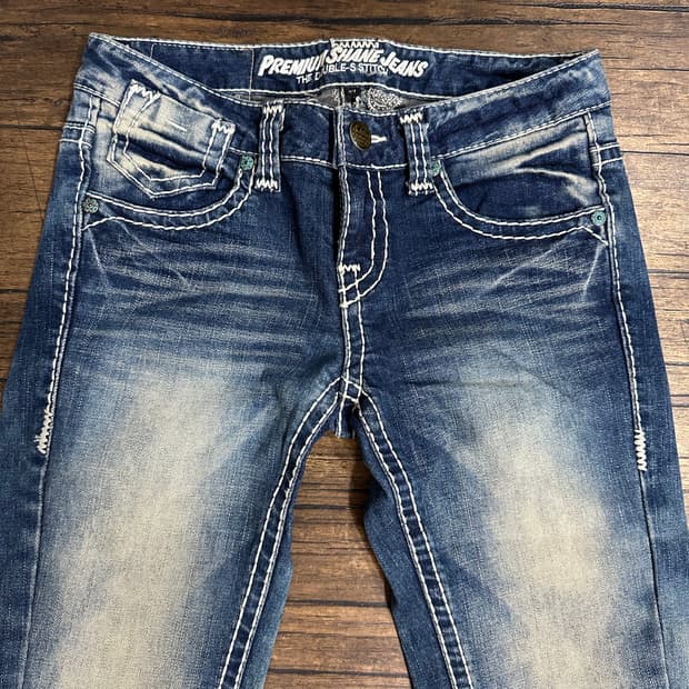 Y2K SHANE JEANS 워싱 데님팬츠 27-28