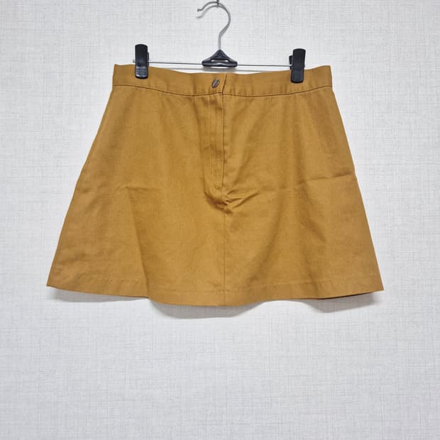 머스타드 A라인 스커트