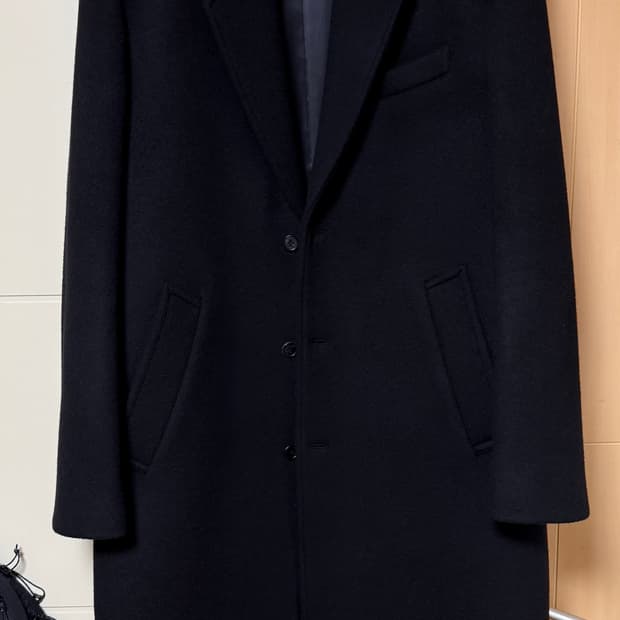 [5] 브라운야드 오버사이즈 체스터 필드 코트 /블랙