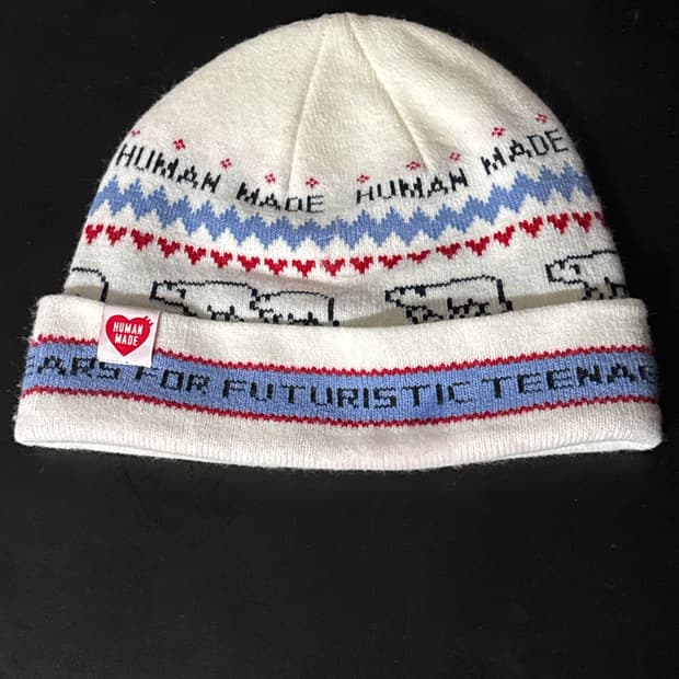 휴먼메이드 자카드 비니