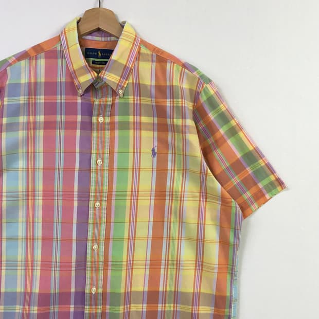 105 폴로 체크 셔츠