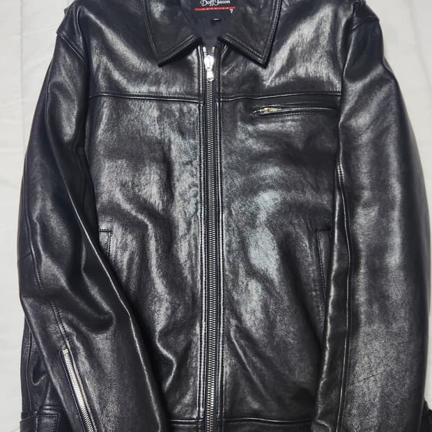 [XL]도프제이슨 프리미엄 램스킨 베지터블 싱글자켓 초판(람포지퍼버전)