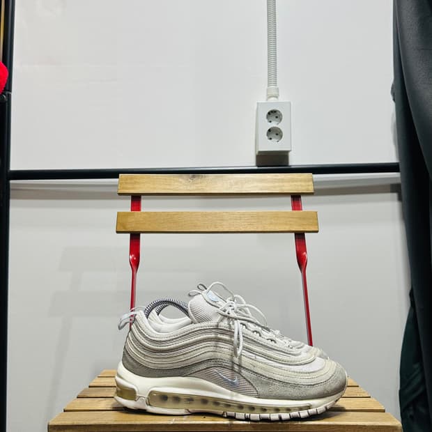 255) 나이키 운동화 남성 남자 신발 에어맥스 97 그레이 스웨이드