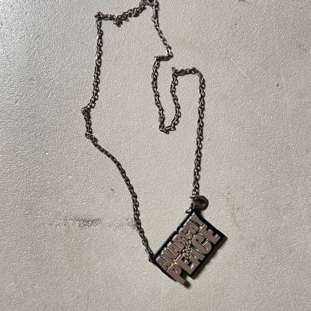 언더커버 Anarchy and Peace Silver Neckla