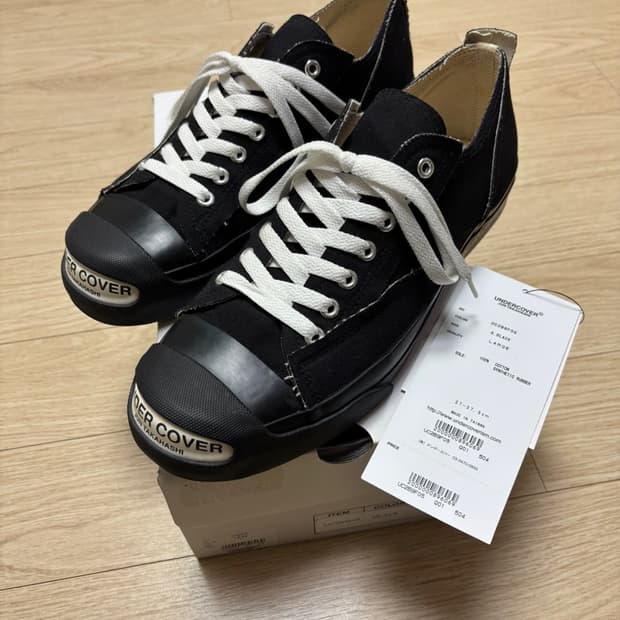 언더커버 22aw 잭퍼셀 블랙 L (275~280)