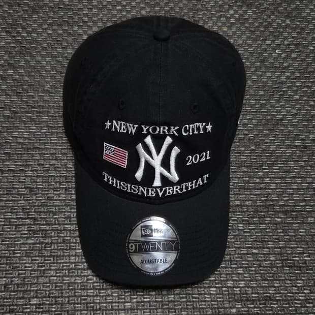 한정판 뉴에라x디스이즈네버뎃 뉴욕 양키즈 볼캡 2021