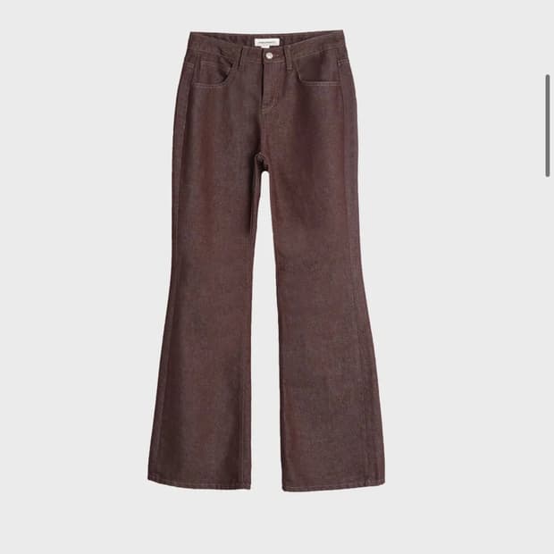 Maxi boots cut denim (toffee brown)