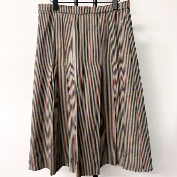 버버리 90's 체크 스커트