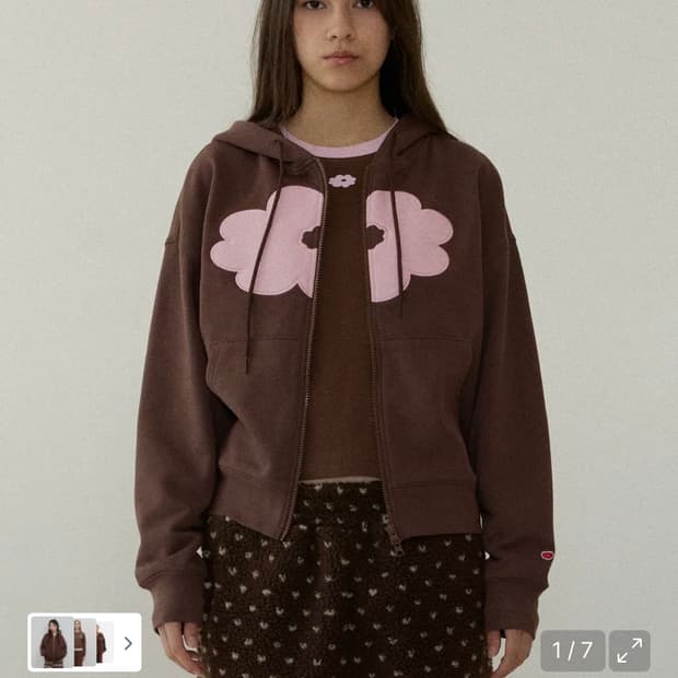 (새상품) 데이지신드롬 봄신상 후드집업