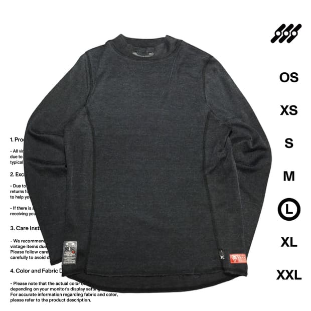 오클리 소프트웨어 00s L사이즈 반폴라 롱슬리브