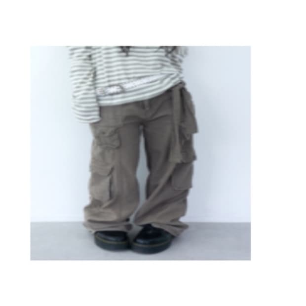 나의나인/이즈이즈 카고팬츠 webbing cargo pants 차콜M