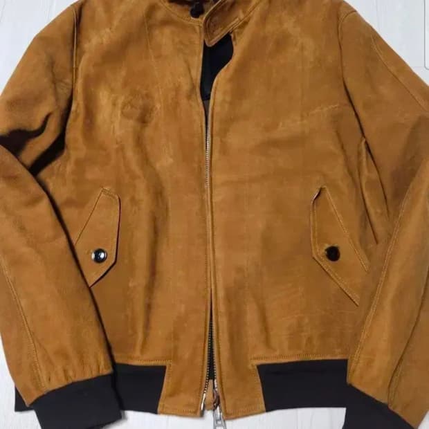 톰포드 레더 헤링턴 자켓 58