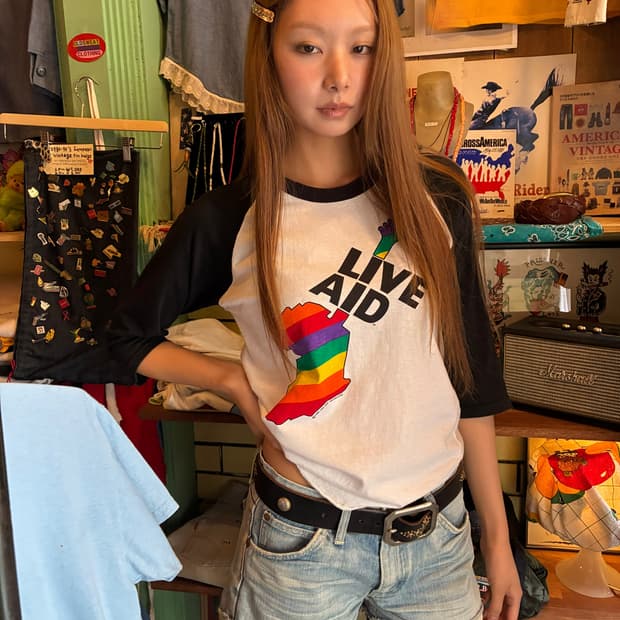 1985 LIVE AID Raglan Tee
