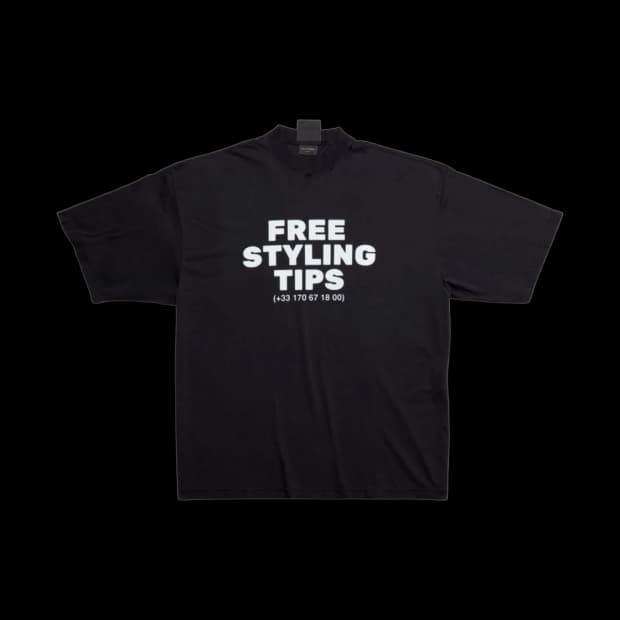 발렌시아가 free styling tips 반팔티