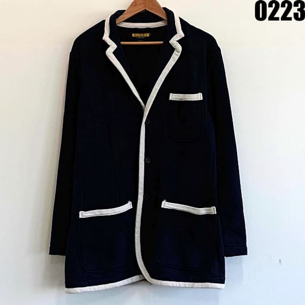 폴로 랄프로렌 RUGBY 라인 코튼 니트 자켓 L 0223