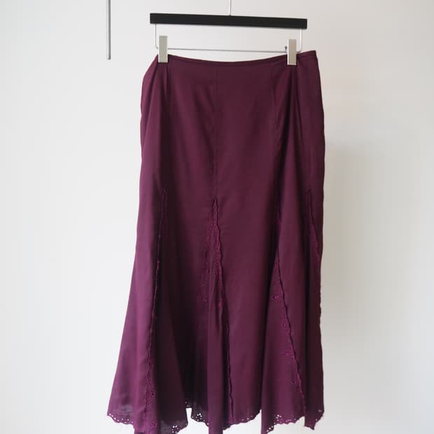 HIROKO BIS cut out skirt 