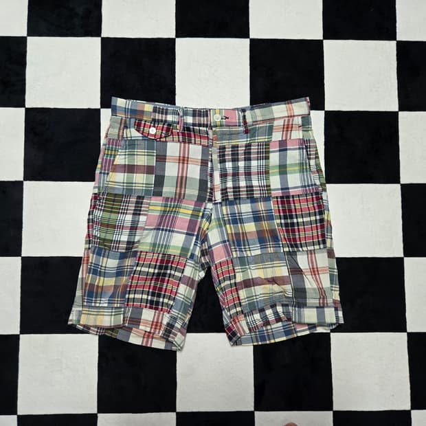29 폴로랄프로렌 마드라스 패치워크 반바지