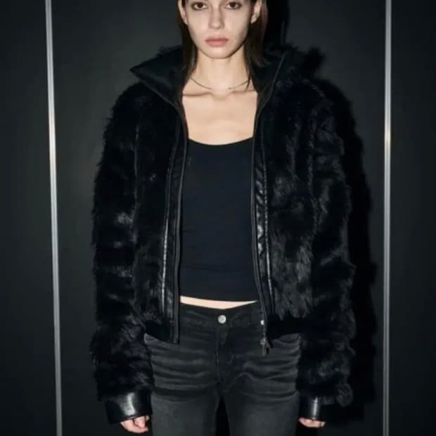 보헤미안서울 하이넥 퍼자켓