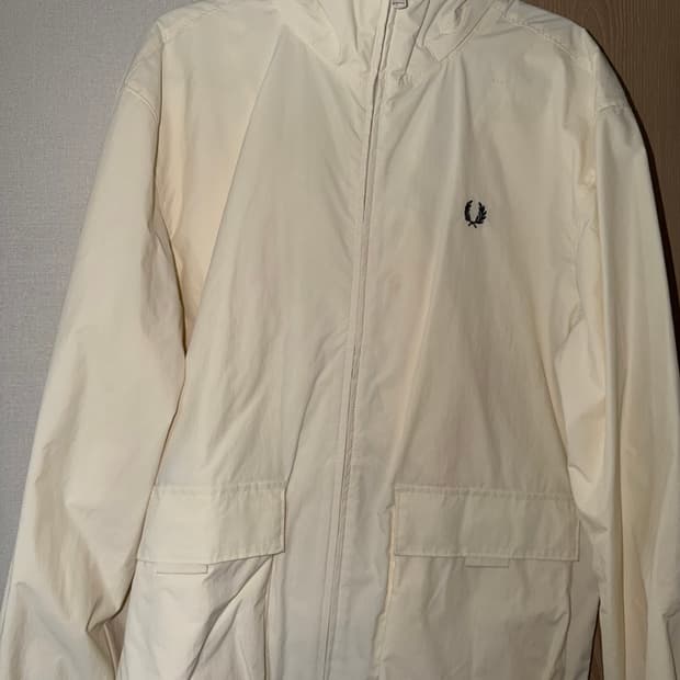 Fred Perry Hooded Jacket (Ecru / Ivory)