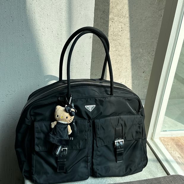 프라나 나일론 포코노 숄더백 토트백 y2k 볼링백