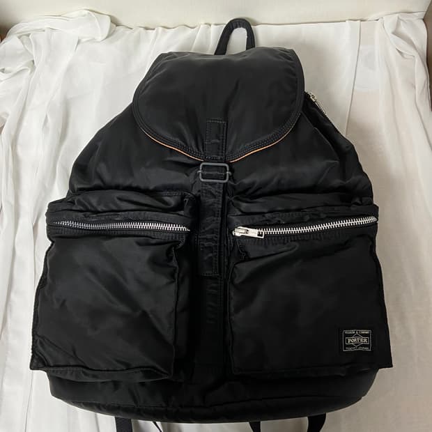 미품)PORTER 포터 탱커 럭색 백팩 지퍼형