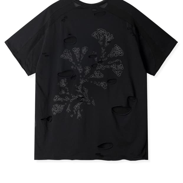 CORE:15 SEA FAN CORAL T-SHIRT (BLACK)