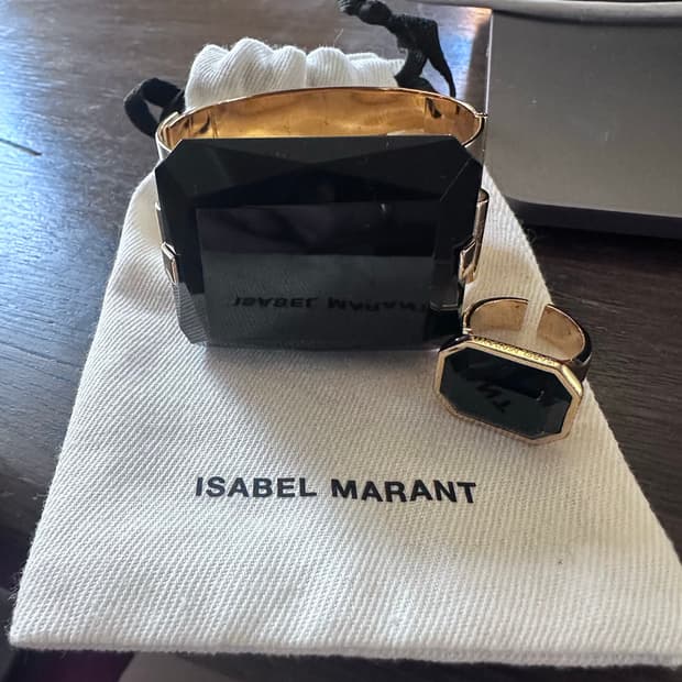 isabel marant ring & bracelet