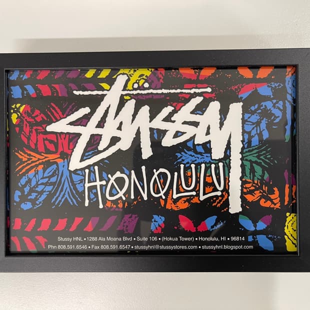 스투시 호놀루루 챕터 한정판 아트 포토 2018 STUSSY