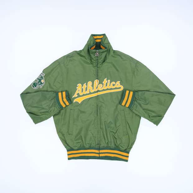 [90] 뉴에라 오클랜드 어슬레틱스 야구 바시티 점퍼 자켓 N7081