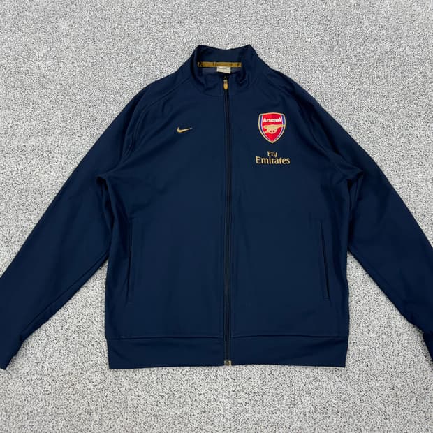 나이키 아스날 로고 져지 자켓