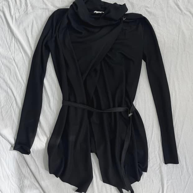 헬무트랭 드레이프 가디건자켓