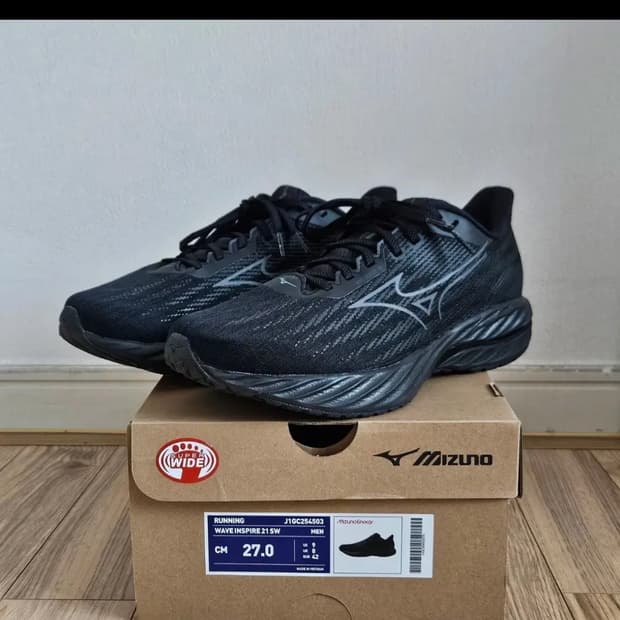 미즈노 웨이브 인스파이어 21 SW 블랙 270