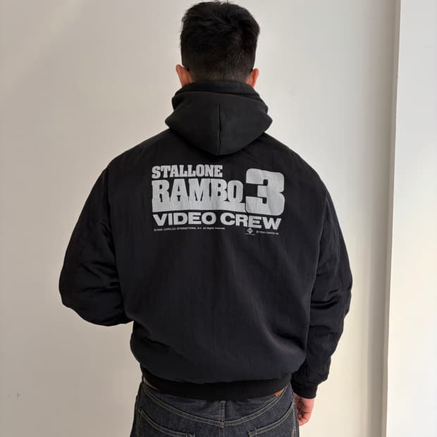 80‘s Rambo 3 Stallone video crew Bomber