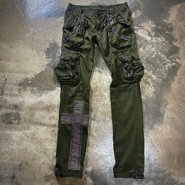 cross camo point cargo pants (MPH)