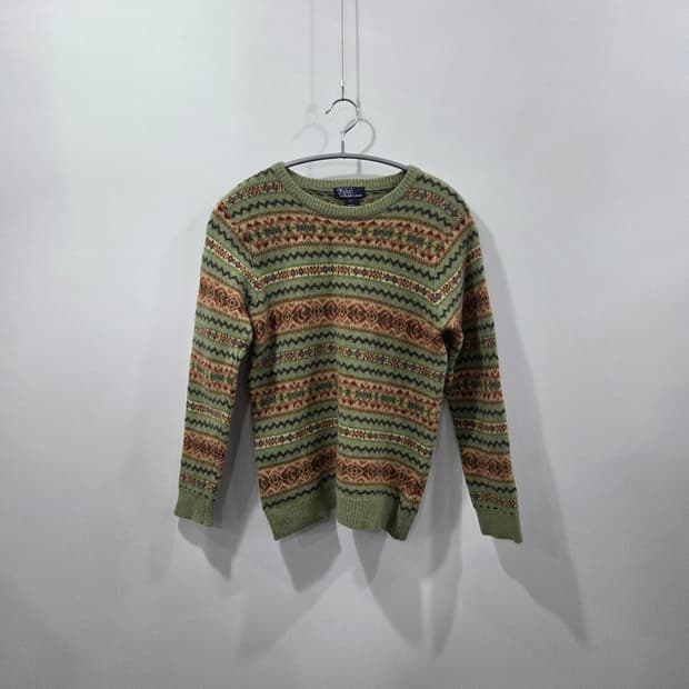 폴로랄프로렌 우먼 페어아일 울 니트 L