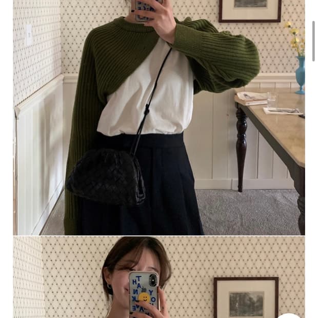 어리틀빗 볼레로 가디건