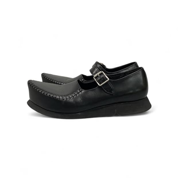 꼼데가르송 레더 스트랩 로퍼