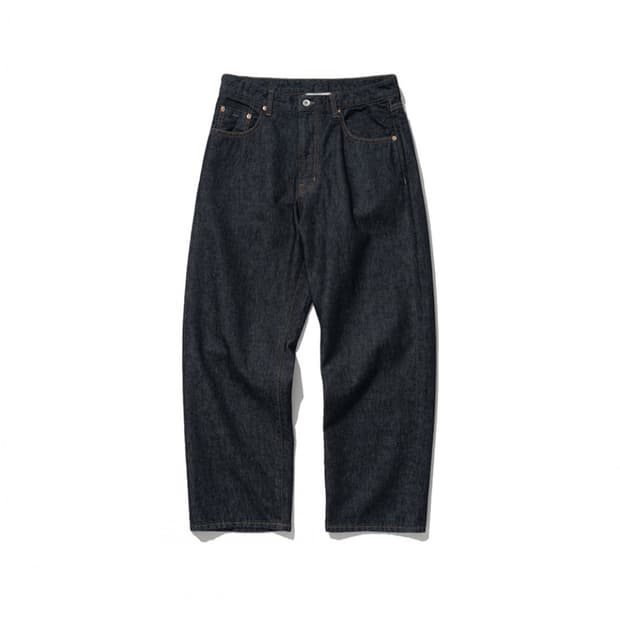 [XL] 유니폼 브릿지 와이드 데님 팬츠