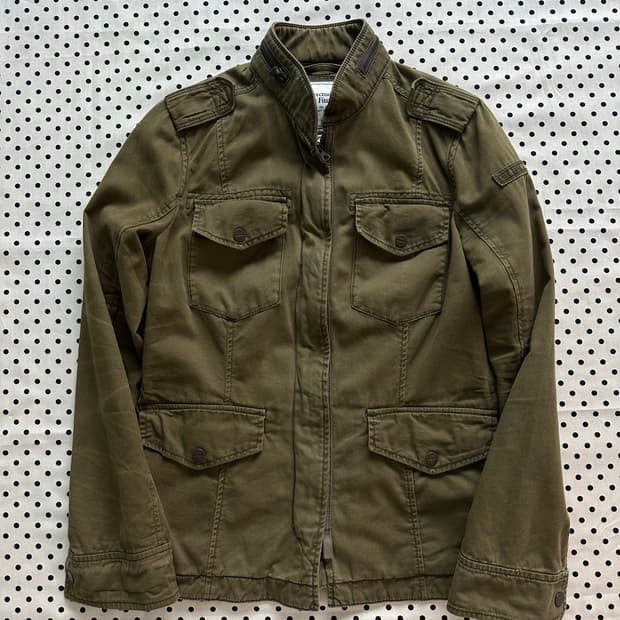 아베크롬비 밀리터리 야상자켓 카키