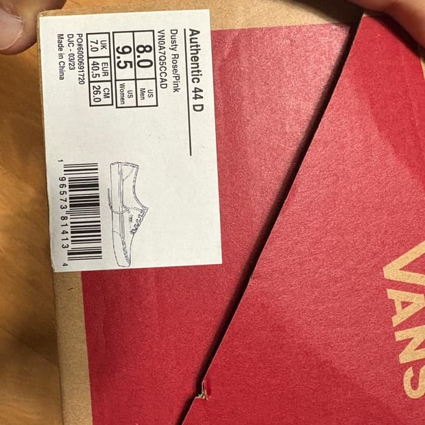 반스 애너하임 더스티 로즈/핑크 체커 260 새상품